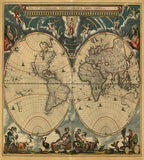 Housse de couette pirate carte du monde
