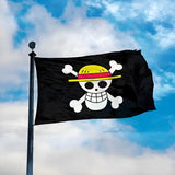 Drapeau One Piece de l'équipage du Chapeau de Paille