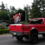Drapeau Pirate Cabane Bandana Rouge