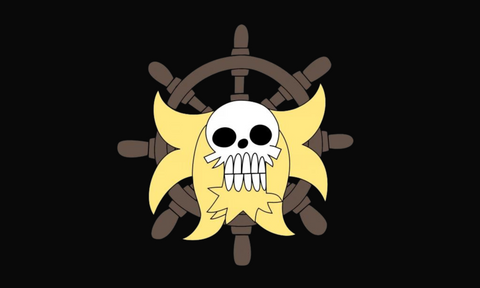 drapeau one piece de L'Équipage du Lion d'Or