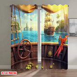 Rideau pirate occultant chambre enfant