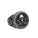 Bague pirate tête de mort