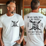 T-shirt pirate rouge tête de mort