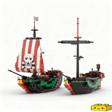 Bateau Pirate des Caraïbes Construction