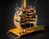 Bateau pirate à assembler en briques