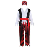 Déguisement pirate homme chemise et gilet