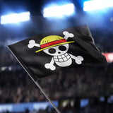 Drapeau One Piece de l'Équipage du Chapeau de Paille