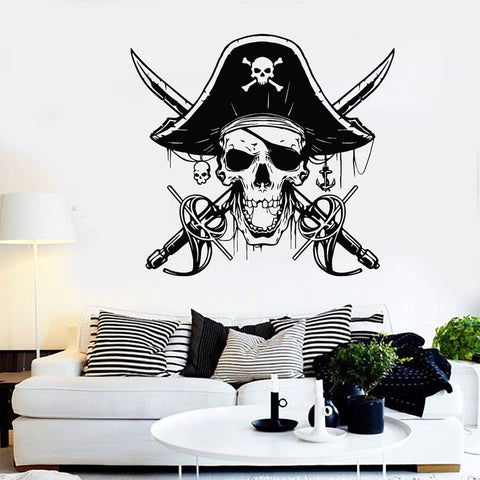 STICKERS PIRATE - JOLLY ROGER