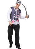Déguisement Pirate Homme Squelette