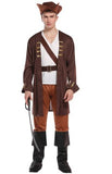 Déguisement Pirate Marron Homme