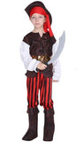 Déguisement Pirate Garçon Rouge