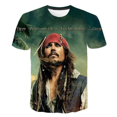 T Shirt Jack Sparrow Disney