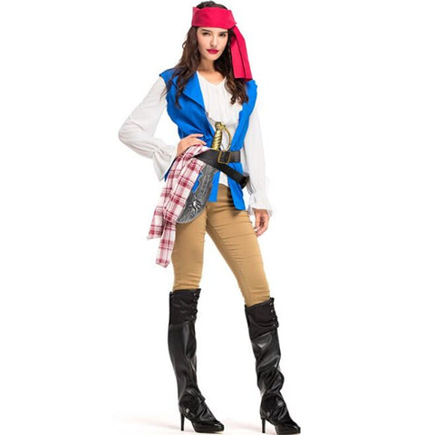 Déguisement Pirate Aventurière Femme : Deguise-toi, achat de Déguisements  adultes